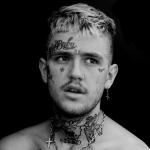 artist image Lil Peep, Lil Tracy white tee crybaby